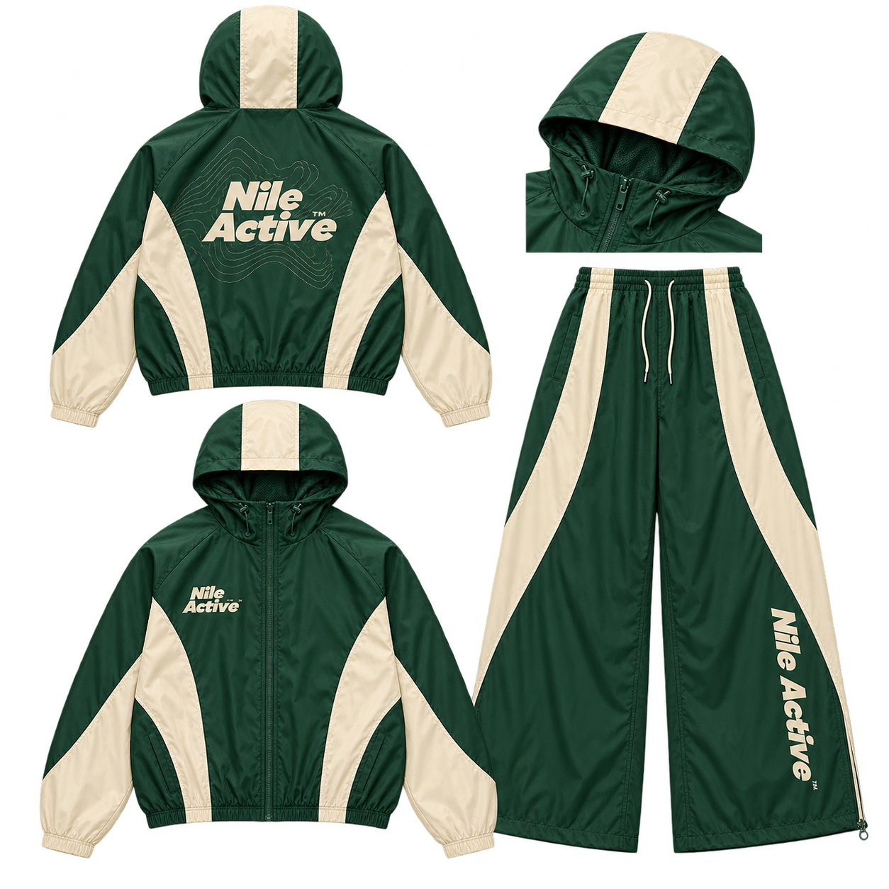 Nile Active shell front drawing